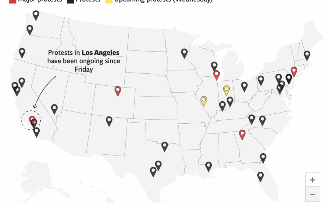 UNRAVELING: Riot alerts have been issued for 35 cities across America